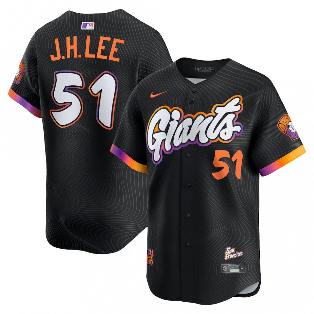 Jung Hoo Lee San Francisco Giants 2025 City Connect Limited Jersey - Black-Pro Kit Vault | Brand New 26/27 Sports Jerseys